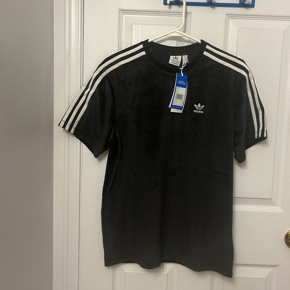 Adidas Classics Corded Velour Loose Tee - Picture 4 of 6
